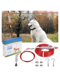 Cable de Atado para Perros PUPTECK 15.2m hasta 56.7kg
