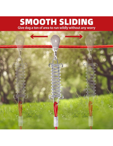 Cable de Atado para Perros PUPTECK 15.2m hasta 56.7kg