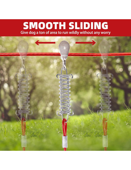 Cable de Atado para Perros PUPTECK 15.2m hasta 56.7kg