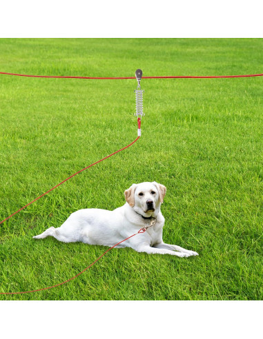 Cable de Atado para Perros PUPTECK 15.2m hasta 56.7kg