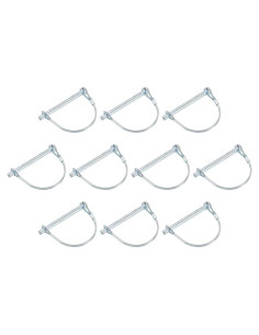 Pasador de Acoplamiento uxcell 10Pcs 6.3mm x 70mm para Remolques