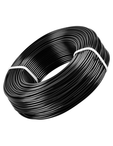 Alambre de Aluminio Negro 12 Gauge 55m para Manualidades Skartgripir