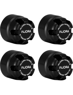 Tuercas de Bloqueo M2.5 INJORA con Tapa de Aluminio - Negro 2