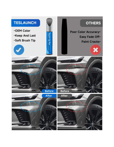 Pintura de Retocado TESLAUNCH 1H9 Perla Gris Nebulosa 12ml