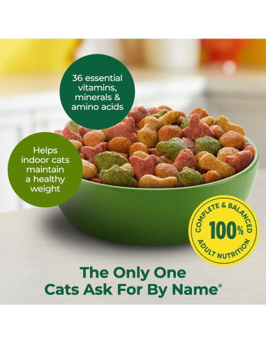 Comida Seca para Gatos Meow Mix Salud Interior 4x1.43kg