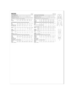 Kit de Patrón de Costura McCall's M8350 para Damas Tallas 6-14 2