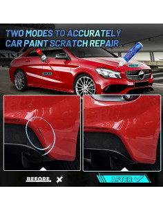 Pintura de Retoque Carsupro Rojo Perla 24ml + Barniz Brillante 2