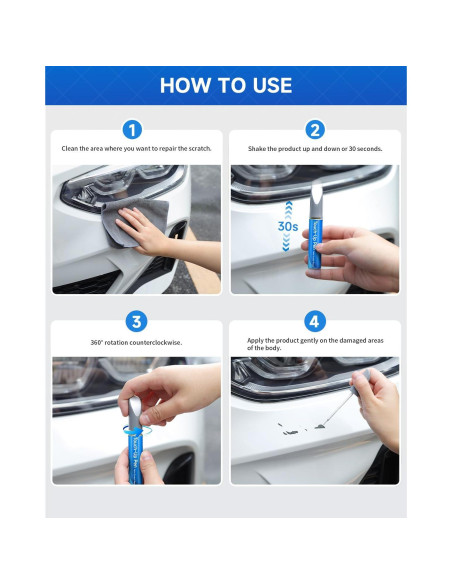 Pintura de Retocado TESLAUNCH 1H9 Perla Gris Nebulosa 12ml