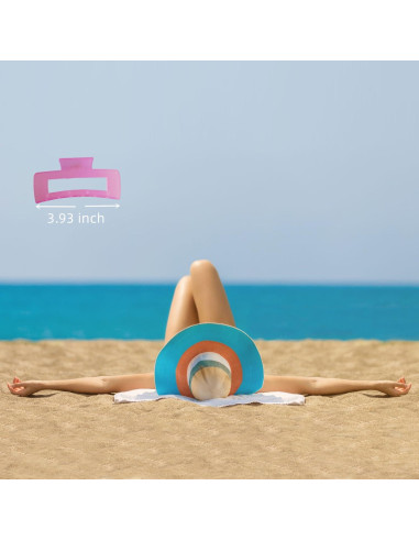 Pinzas para el cabello grandes MaryLavender - 4 pcs antideslizantes