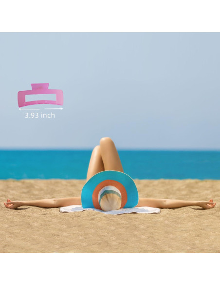 Pinzas para el cabello grandes MaryLavender - 4 pcs antideslizantes