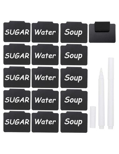 Soportes de Etiquetas TINSKY 18PCS Reutilizables para Cestas