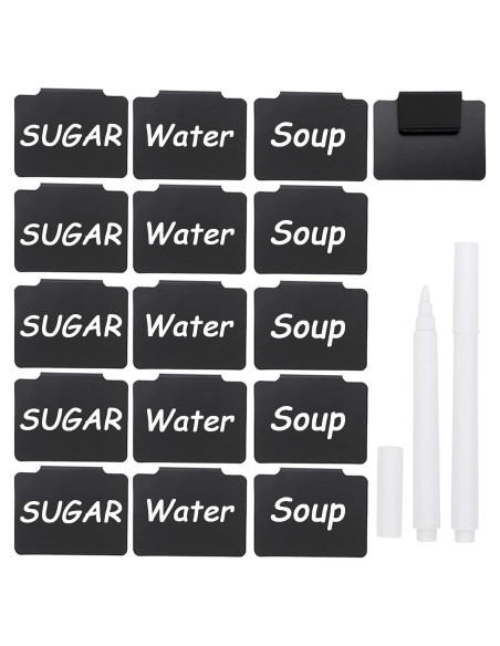 Soportes de Etiquetas TINSKY 18PCS Reutilizables para Cestas