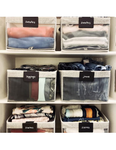 Soportes de Etiquetas TINSKY 18PCS Reutilizables para Cestas 2