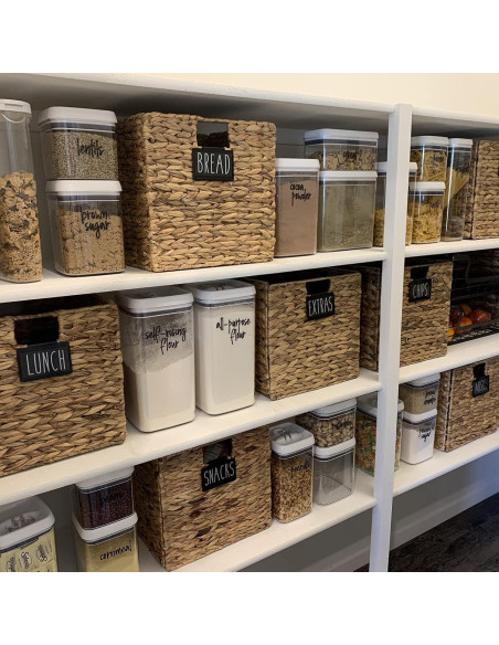 Soportes de Etiquetas TINSKY 18PCS Reutilizables para Cestas