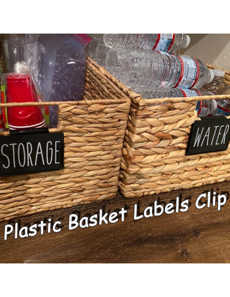 Soportes de Etiquetas TINSKY 18PCS Reutilizables para Cestas