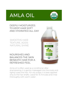Aceite de Amla Orgánico Velona 1.81 kg - 100% Puro y Natural 2