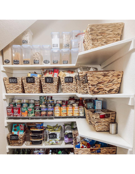 Soportes de Etiquetas TINSKY 18PCS Reutilizables para Cestas