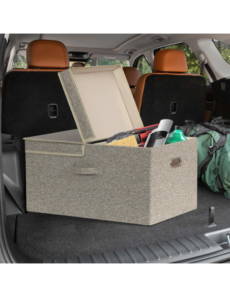 Organizador de Maletero BinWhiz 70L Beige 59.4x39.9x29.9 cm