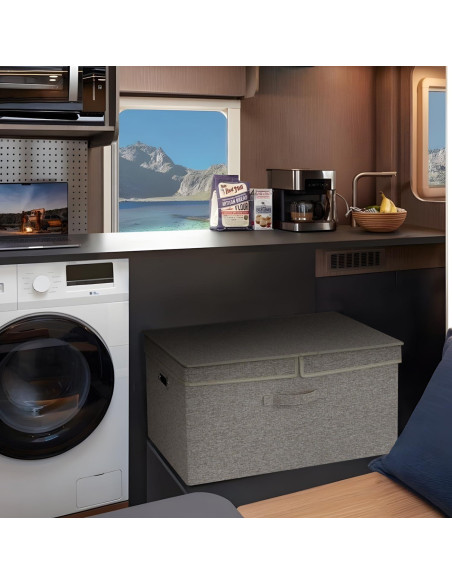 Organizador de Maletero BinWhiz 70L Beige 59.4x39.9x29.9 cm