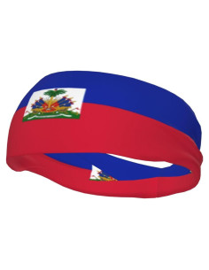 Banda deportiva Gelxicu bandera de Haití unisex para ejercicio