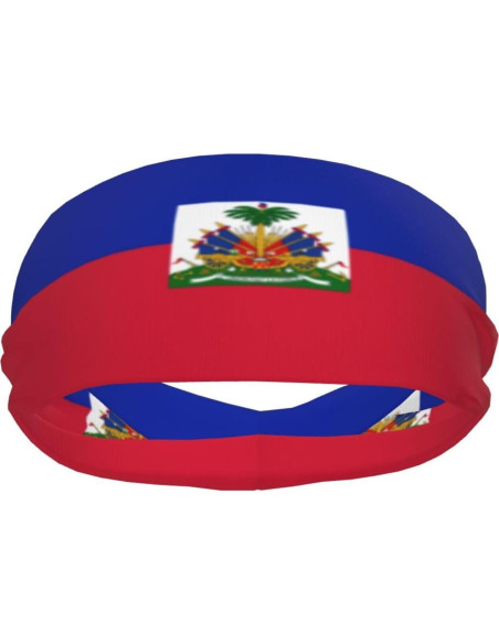 Banda deportiva Gelxicu bandera de Haití unisex para ejercicio