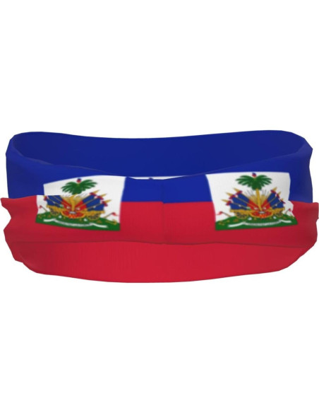 Banda deportiva Gelxicu bandera de Haití unisex para ejercicio