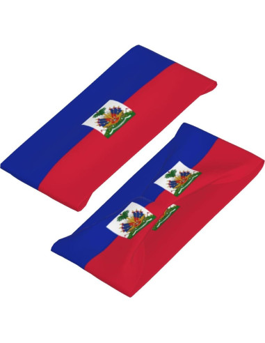 Banda deportiva Gelxicu bandera de Haití unisex para ejercicio