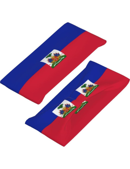 Banda deportiva Gelxicu bandera de Haití unisex para ejercicio