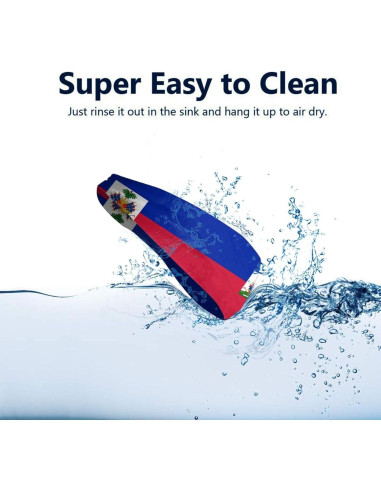 Banda deportiva Gelxicu bandera de Haití unisex para ejercicio