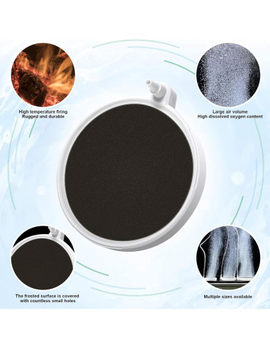 Difusor de Oxígeno Boxtech 3.2" para Acuarios 30-70 Galones