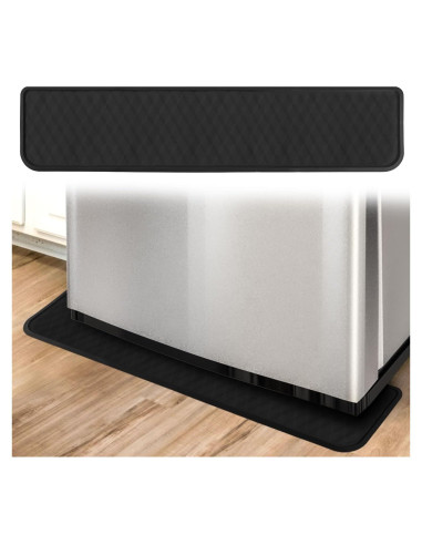 Alfombrilla para Refrigerador BOXOB 95x21.6cm Silicona Negra