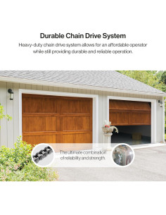 Abridor de Puerta de Garaje Genie 3/4 HPc con Respaldo de Batería 2