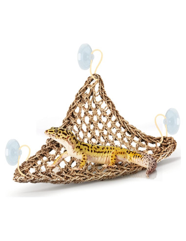 Hamaca para Reptiles SunGrow 19.8x19.8x27.9 cm Tejida a Mano