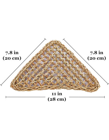 Hamaca para Reptiles SunGrow 19.8x19.8x27.9 cm Tejida a Mano