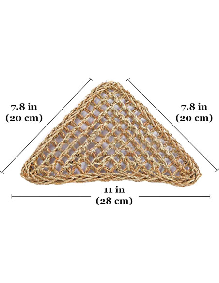 Hamaca para Reptiles SunGrow 19.8x19.8x27.9 cm Tejida a Mano