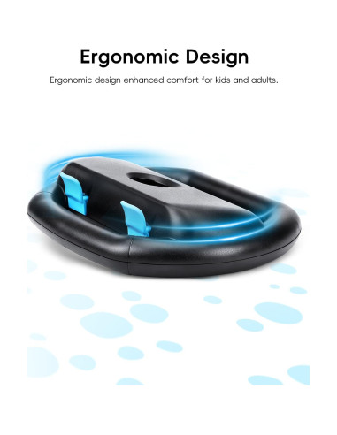 Volante Growalleter para Nintendo Switch 2 - 2 Piezas Negro