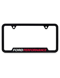 Marco de Placa de Licencia Ford Performance Negro UV 30.48x15.24cm
