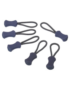 Tiradores de Cremallera PATIKIL 20 Piezas Antideslizantes Gris