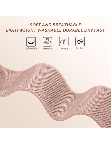 Paquete de 3 bandas elásticas de nylon 22mm para reloj Woneligo