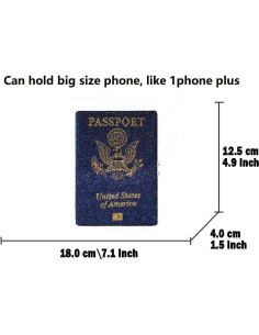 Clutch de Cristal Boutique De FGG Pasaporte Americano Mini 2