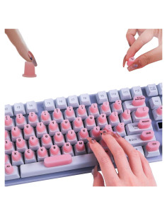 Calcomanías Elevadas para Teclado Raisetip 70 Pcs Rosa