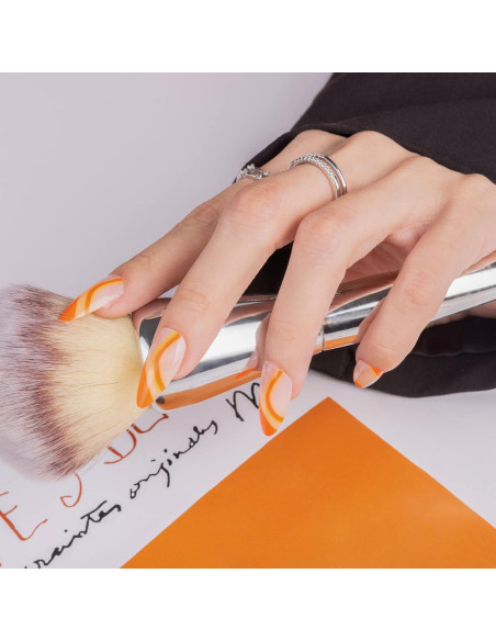 6 Paquetes Uñas Postizas Medianas Almendra Tejecu 144 Pcs