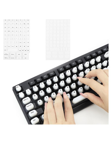 Funda de Teclado Elevada CZMZHFC para Uñas Largas - Silicona