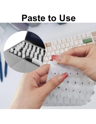 Funda de Teclado Elevada CZMZHFC para Uñas Largas - Silicona