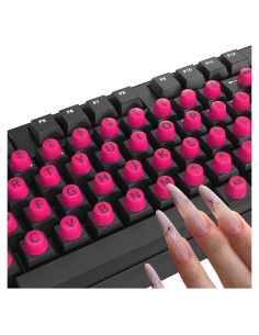 Calcomanías Elevadas MasiBloom para Teclados - 64 Piezas