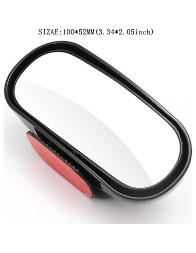 Espejo de Punto Ciego SANMLX HD Ajustable 2 Piezas