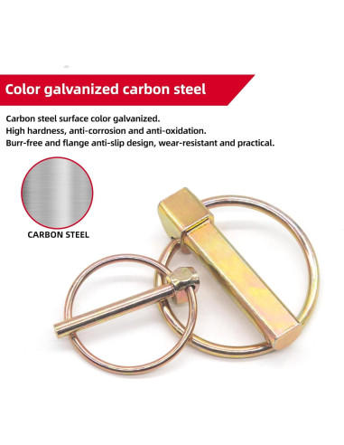 Kit de Pasadores de Seguridad AIMUNOK 1/4" - 8 Piezas