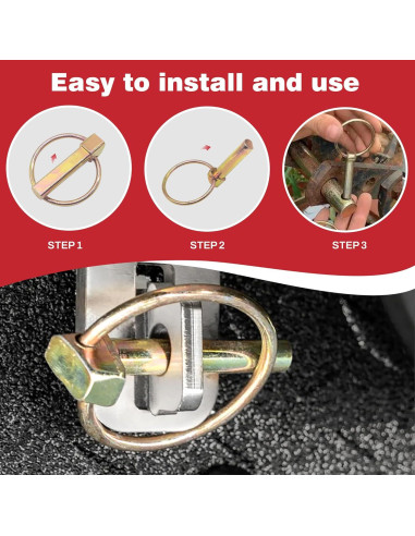 Kit de Pasadores de Seguridad AIMUNOK 1/4" - 8 Piezas