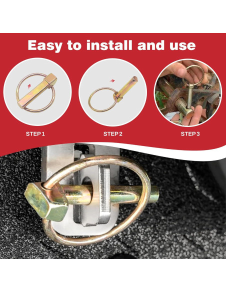 Kit de Pasadores de Seguridad AIMUNOK 1/4" - 8 Piezas