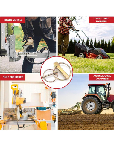 Kit de Pasadores de Seguridad AIMUNOK 1/4" - 8 Piezas